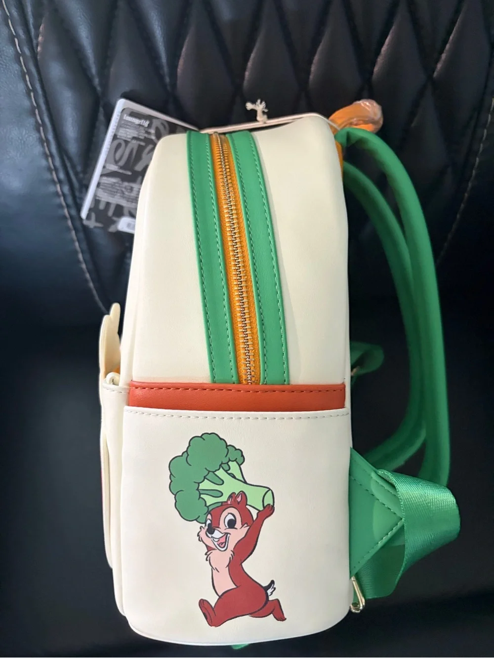 Loungefly White Chip 'n' Dale Bell Pepper Mini Backpack